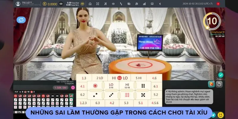 Những sai lầm thường gặp trong cách chơi Tài Xỉu